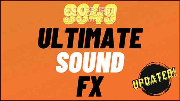 9849个电影游戏FX后期特效配音终极音效素材包Ultimate SFX Bundle